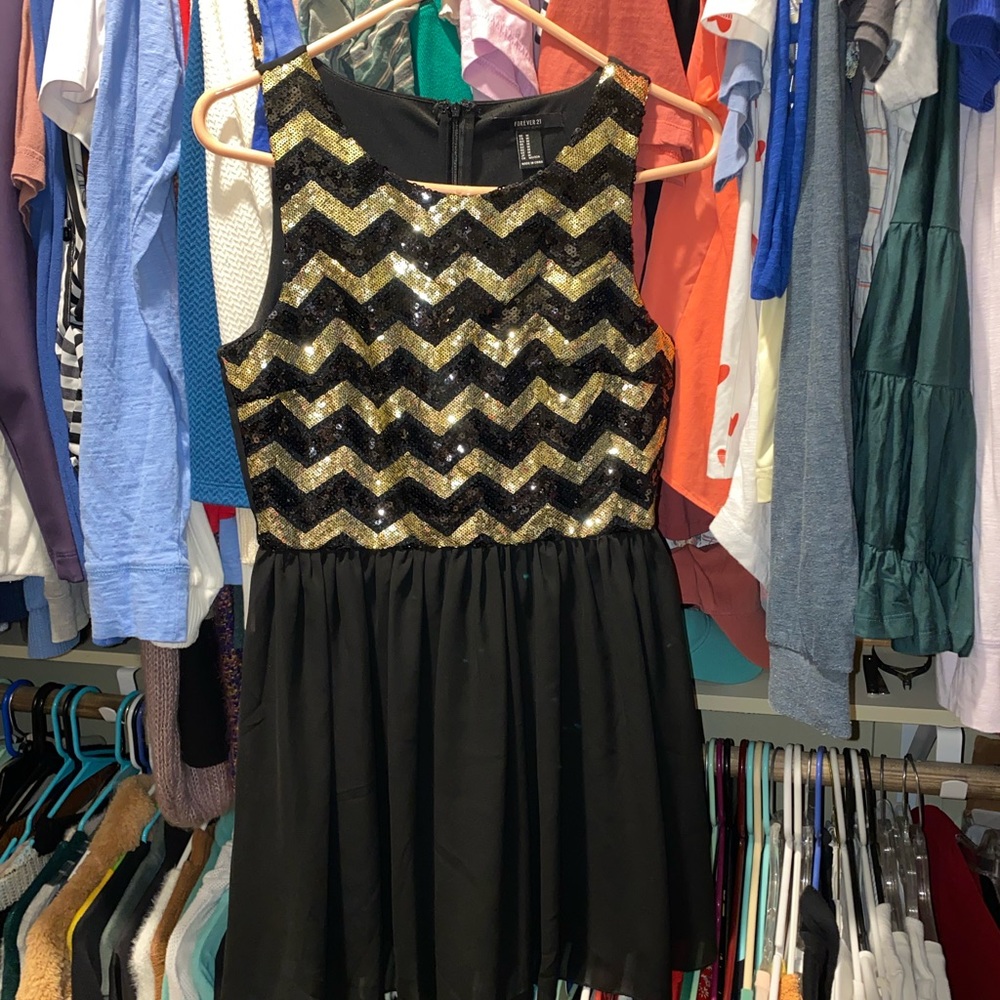 Forever21 sequin skater dress